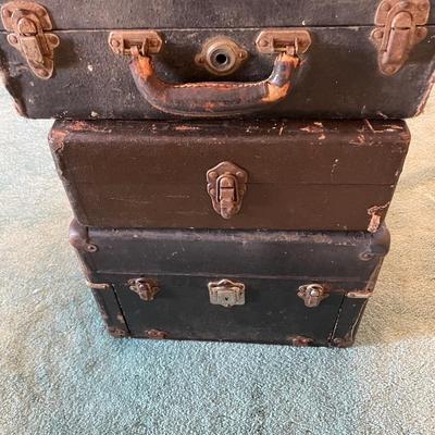 Vintage hand cranked Phonographs: Birch, Brunswick & Watchtower (GR-NM)