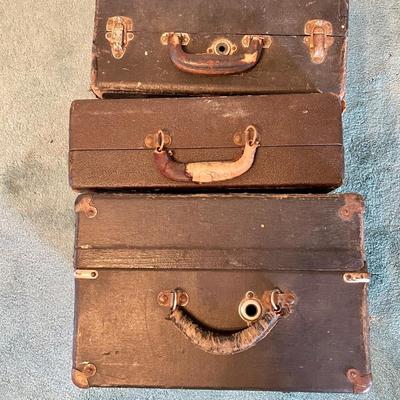Vintage hand cranked Phonographs: Birch, Brunswick & Watchtower (GR-NM)