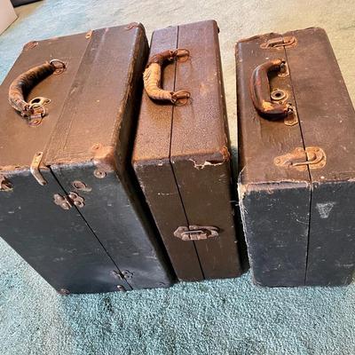 Vintage hand cranked Phonographs: Birch, Brunswick & Watchtower (GR-NM)