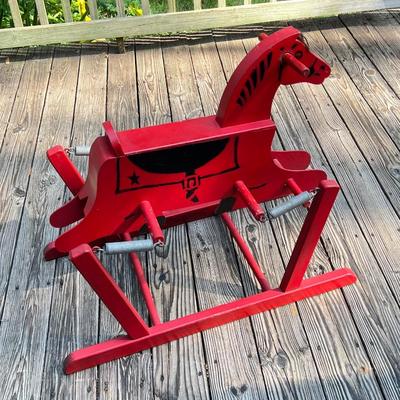 The Wonder Horse ~ Vintage Spring Wood Rocking Horse ~ *Read Details