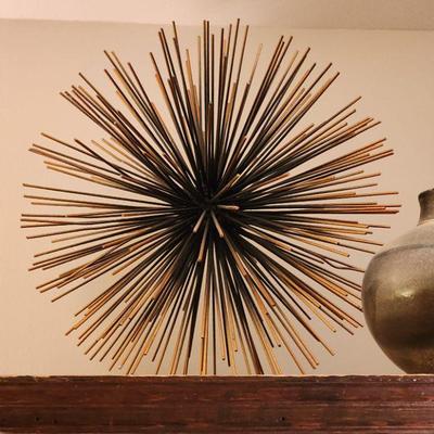Large Sea Urchin bronze sculpture.. After or perhaps by Curtis Jere