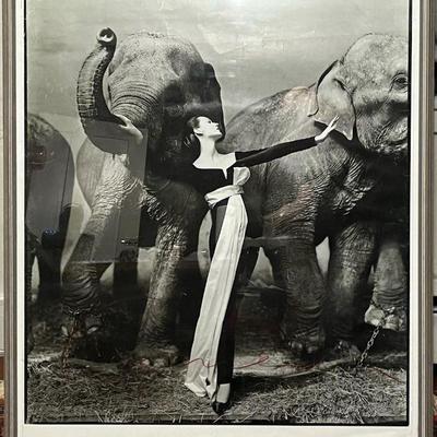 Signed Richard  Avedon poster.. Kindly know that authenticity cannot be guaranteed