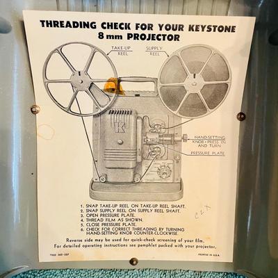 4 Vintage movie projectors : Keystone 100G, Keystone K-110 & Revere P777 (GR-NM)