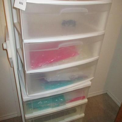 Plastic Storage Drawers