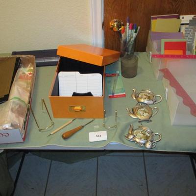 Crafting Supplies-Paper cutter, photo organizer