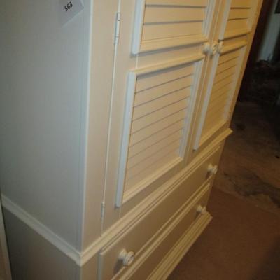 White Wooden Armoire