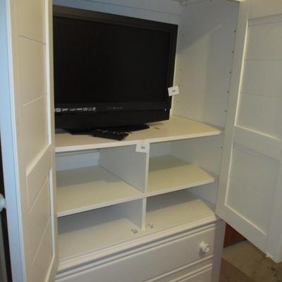 White Wooden Armoire