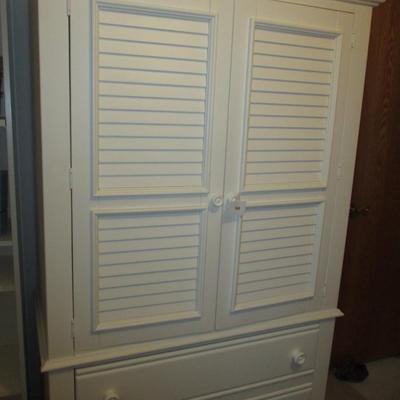 White Wooden Armoire