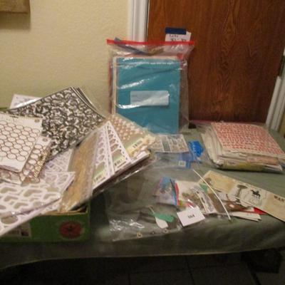 Various Crafting Supplies--Scrapbook Paper