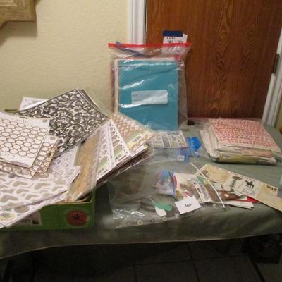 Various Crafting Supplies--Scrapbook Paper