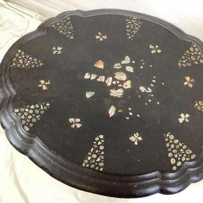 Lot. 6155. Victorian Shell Inlay Table