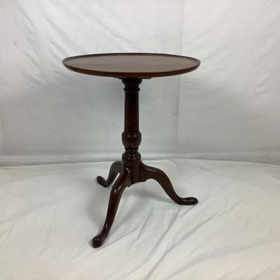 Lot. 6157. Antique Mahogany Tea Table & Antique English Mahogany Regency Dinning Chair