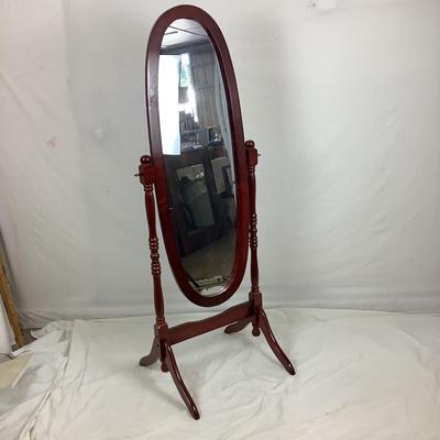 Lot. 6162. Cheval Standing Floor Mirror