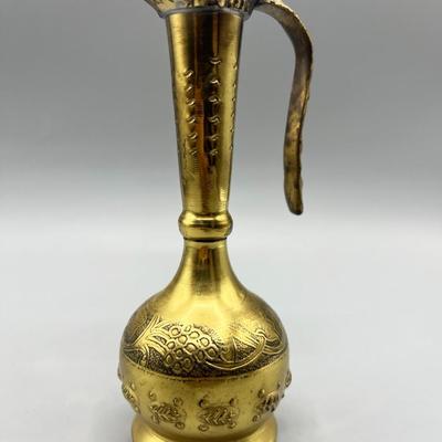 Small Retro Metal Brass Style Oil Pitcher
