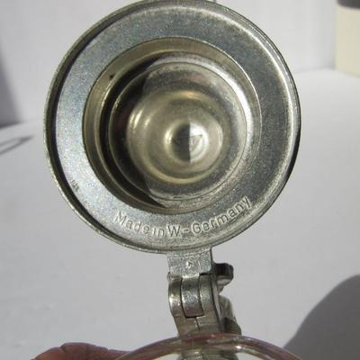 Vintage West Germany Miniature Stein, Original BMF Schnaps Krugerl on Bottom