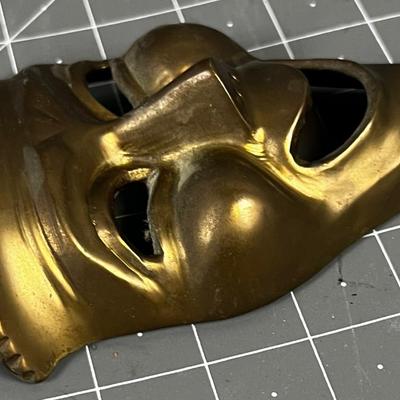 Brass Wall Plaque Mask 