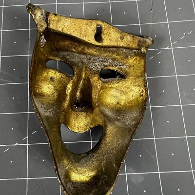 Brass Wall Plaque Mask 