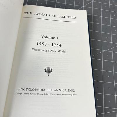 19 Vol. Of Annals of America 