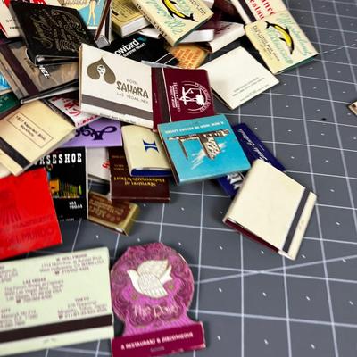Large Match Book Collection 