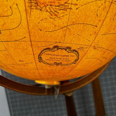 Light Up Globe in Wooden Stand  