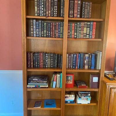 Solid wood bookcase - B, with nice crown moulding and details
