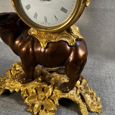 Imperial Brass Clock by Brevettato Made in Italy 