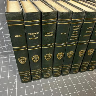 Old School Harvard Classics Books 