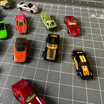Collection of Matchbox and Hot Wheel Cars from the 1980's 