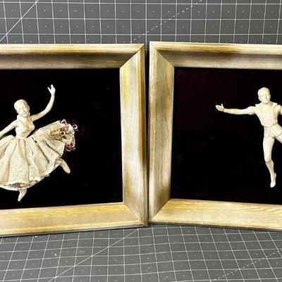 Leaping Dancers. Porcelain! 