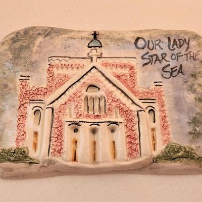 Lot #18  Clay Creations Plaque - Our Lady Star of the Sea