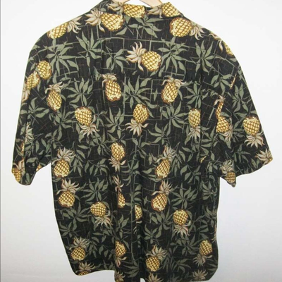 Lot AUU 2XL / 2XG Natural Issue Hawaiian Button Shirt 100% Cotton XXL PreOwned Short