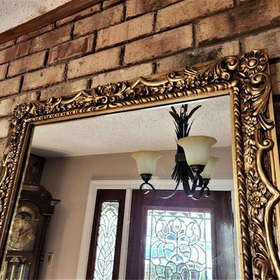 Lot #19  Decorator Wall Mirror - Gilded Frame