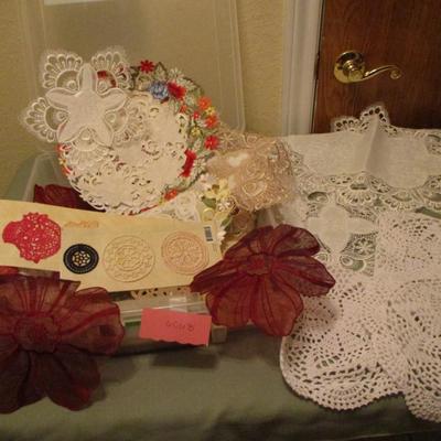 Scrapbook Supplies--Paper/Fabric Doilies