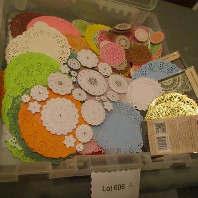 Scrapbook Supplies--Paper/Fabric Doilies