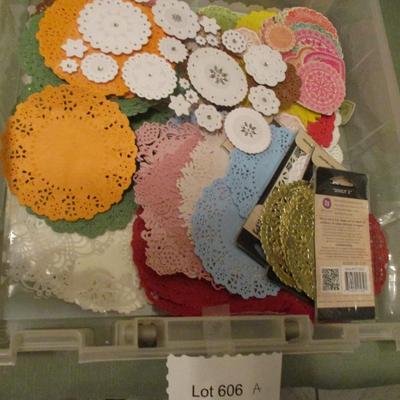 Scrapbook Supplies--Paper/Fabric Doilies