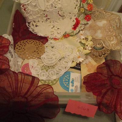 Scrapbook Supplies--Paper/Fabric Doilies