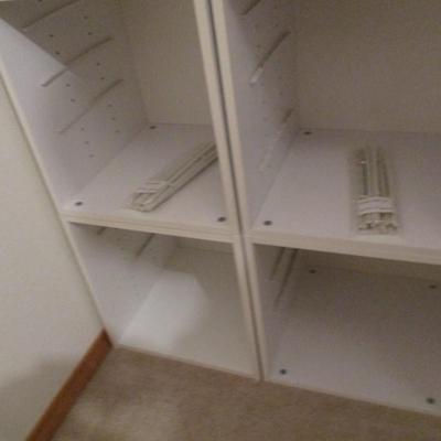 Laminated Wood Cube Shelves