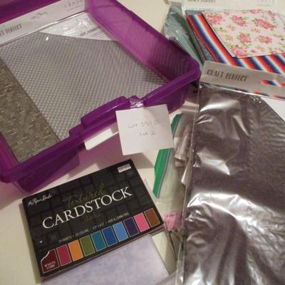 Scrapbook Supplies-- Card Stock/embellishments