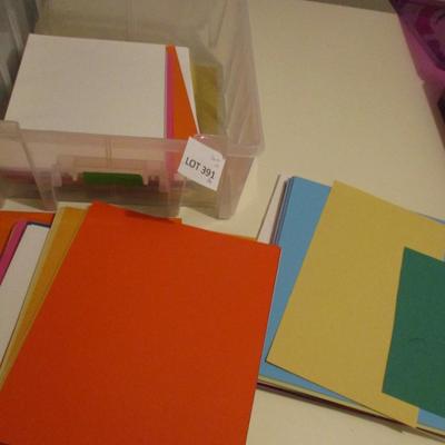 Scrapbook Supplies-- Card Stock/embellishments