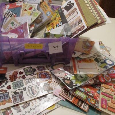 Scrapbook Supplies-- Cats & Dogs