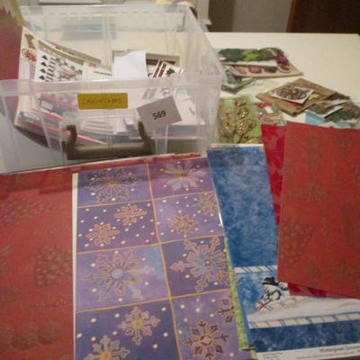 Scrapbooking Supplies--Christmas