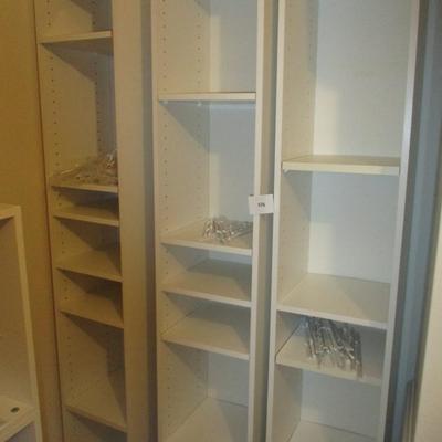 Laminated Tall Wood Shelves