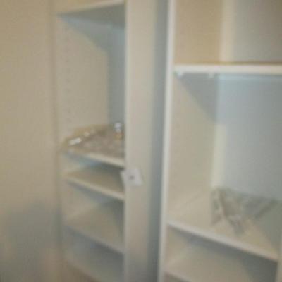 Laminated Tall Wood Shelves