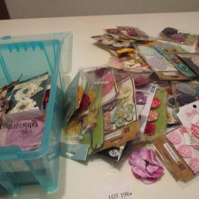 Scrapbook Supplies--Flowers