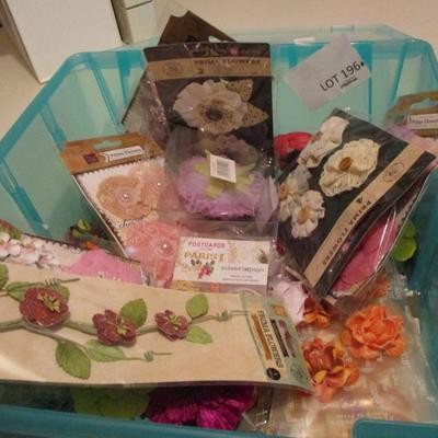 Scrapbook Supplies--Flowers