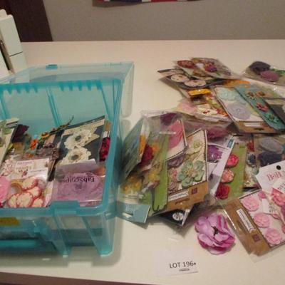 Scrapbook Supplies--Flowers