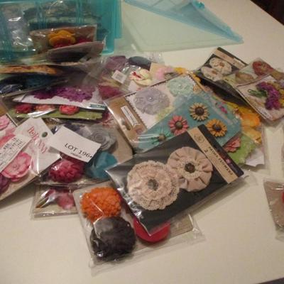 Scrapbook Supplies--Flowers