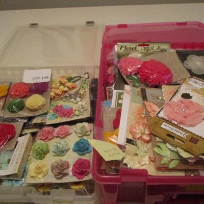 Scrapbook Supplies--Flowers