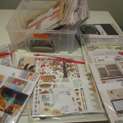 Scrapbook Supplies- Page Kits