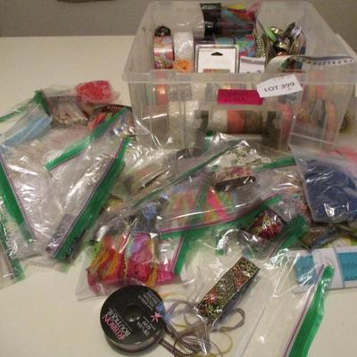 Scrapbook Supplies--Riboons/Fibers